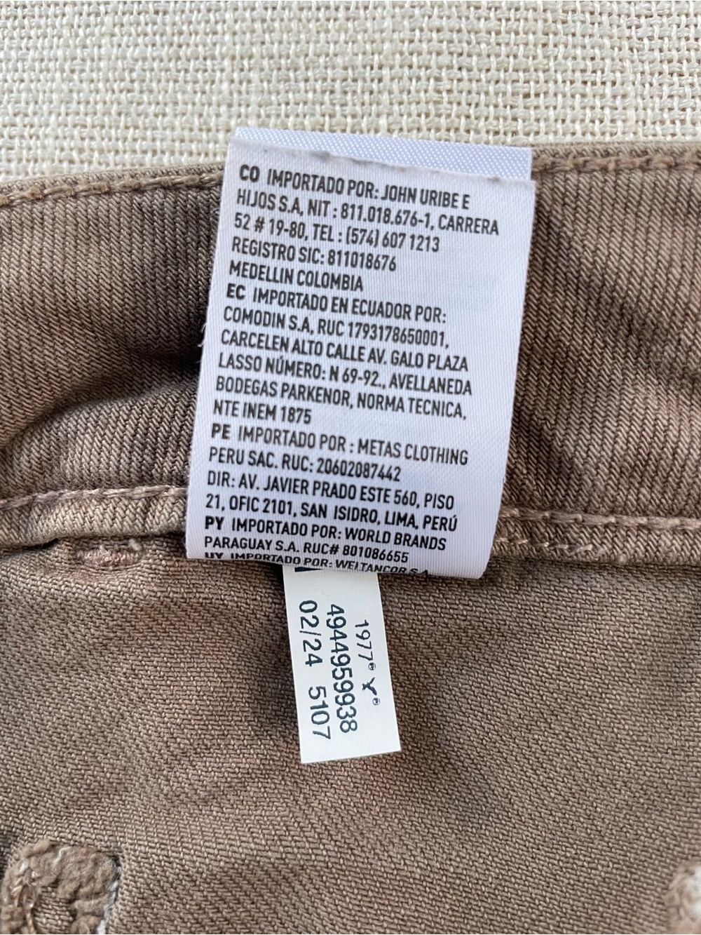 American Eagle Outfitters Women’s Super High-Rise Baggy Wide Leg Taupe Brown 6R - Picture 6 of 13